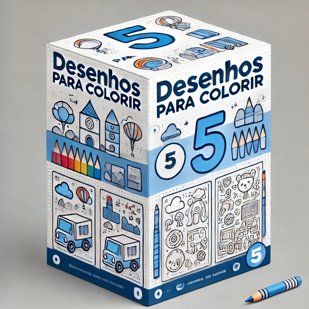 DALL·E 2024-07-29 22.45.54 - Packaging design for a children's coloring book in the style of a three-dimensional box with the top part in white and the bottom part in blue. The de